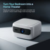 WP102 Mini Android Projector | Dual Band WiFi 2.4/5G | 180 ANSI Lumens |1080P Full HD Support| Screen Mirroring| Video Projector