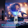 Mini Projector [Android 11.0] | 200 ANSI Lumens with 5G WiFi and Bluetooth 5.2 | 180° Angle adjustment Movie Projector