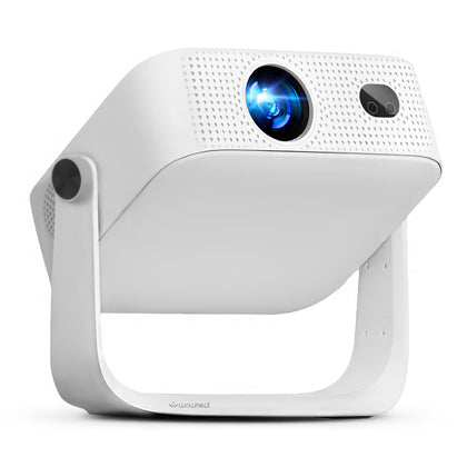 Portable Smart Projector | 1080P Full HD, 300 ANSI Lumens,Android 12, Auto Focus & Keystone, Dust-Proof Design