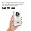 WP110 Mini Portable Projector |Built-in Battery|150 ANSI Lumens| 1080P Full HD Support |Android 13