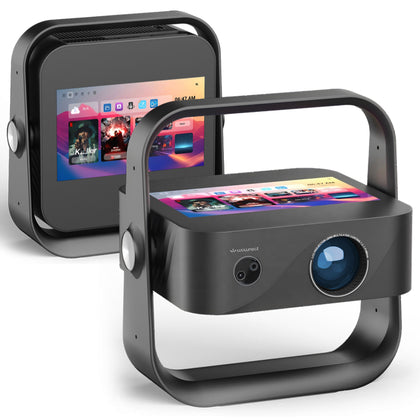 WP113 ORBIT 360 PRO TAB Smart Projector, Native 1080P Full HD, 300 ANSI Lumens, 7” Touchscreen
