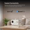 2026 NEW Smart Mini Portable 1080P Projector with Android 14, Auto Focus, 300 ANSI, Dual 5W Speakers