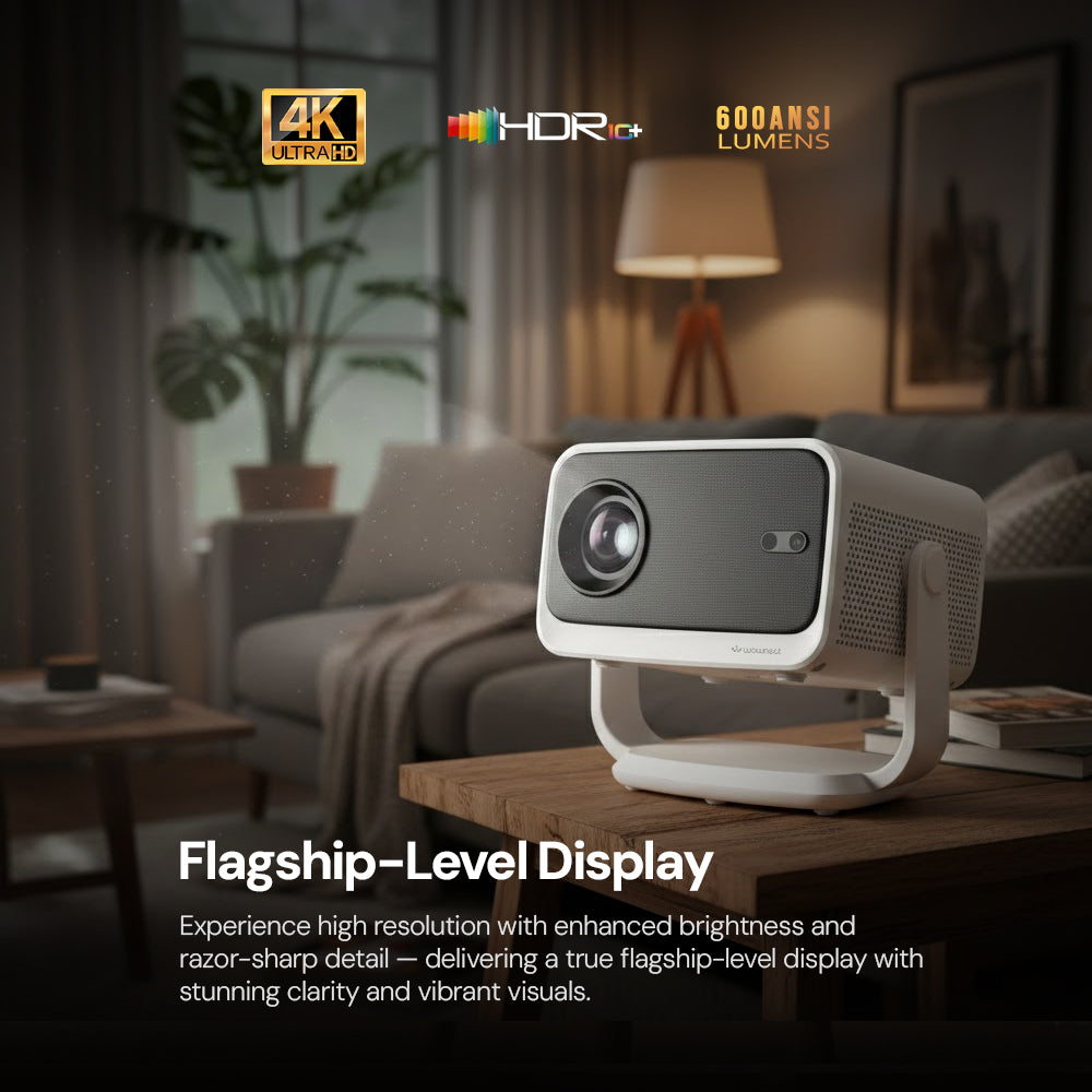 Smart FHD 4K Google TV Projector with Licensed Netflix, 600ANSI LUMENS ...