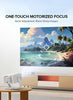 Short Throw HD 4K Support Android 13.0 Projector with Wifi 6 Electronic Focus, Auto Keystone, 2GB+16GB