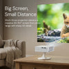 Smart HD Mini Projector with WiFi 6 & Bluetooth 5.4, Android 13, 200 ANSI Lumens, 4K Decoding Support, Auto & 4D Keystone Correction, Digital Zoom, HDMI/USB
