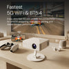 Smart HD Mini Projector with WiFi 6 & Bluetooth 5.4, Android 13, 200 ANSI Lumens, 4K Decoding Support, Auto & 4D Keystone Correction, Digital Zoom, HDMI/USB