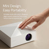 Smart HD Mini Projector with WiFi 6 & Bluetooth 5.4, Android 13, 200 ANSI Lumens, 4K Decoding Support, Auto & 4D Keystone Correction, Digital Zoom, HDMI/USB