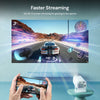 Flip Mini Portable Projector with WiFi6 and Bluetooth |150 ANSI Brightness |Android 14|4K 1080P Support |Auto Keystone 180 Rotatable Smart Outdoor Projector