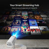 Mini Projector, HD 120 ANSI Brightness, Android 11, 1GB RAM 8GB Storage, WiFi and Bluetooth 5.4, Auto Keystone, Up to 120-Inch Projection, Portable Home Cinema Projector