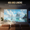 Smart Projector, Native 1080P Full HD, 400 ANSI Brightness, Android 11, 2GB RAM 16GB Storage, WiFi and Bluetooth 5.4, Auto Focus&Keystone, Obstacle Avoidance