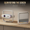 Smart Projector, Native 1080P Full HD, 400 ANSI Brightness, Android 11, 2GB RAM 16GB Storage, WiFi and Bluetooth 5.4, Auto Focus&Keystone, Obstacle Avoidance