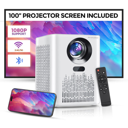 S8 Mini WiFi Projector With 100