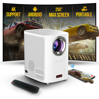 Smart Mini Android Projector 5500 Lumens with 150