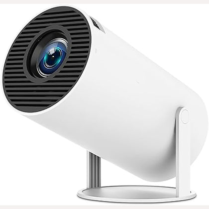HY300 PRO Mini Portable Projector [Android 13] | 150 ANSI Lumens Support 4K 1080P | Dual-Band WIFI6 5G | 180° Rotation Smart Home Video Projector