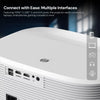 [Auto Focus/Keystone] 4K Smart Projector with WiFi and Bluetooth |Native 1080P, 700 ANSI 4K Supported Movie Projector| Linux Web OS System Home theater Outdoor Video Projector