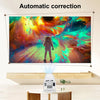 HY300 Smart Mini Projector With 2 Game Consoles | 4K 1080P Support Portable Projector | Android 12.0 | Home Video Projector
