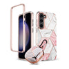 Marble Bundle for Samsung Galaxy S23 Plus Case + Galaxy Buds Case (Pink)