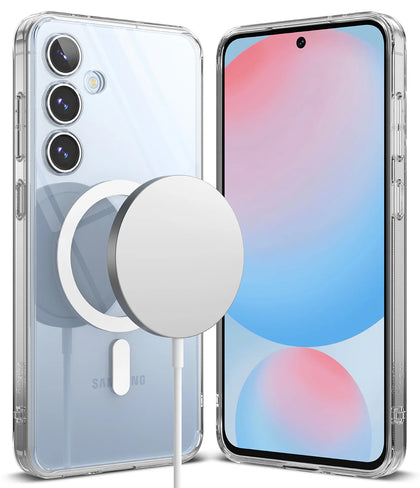Samsung Galaxy S24 FE Case Cover | Fusion Magnetic Series | Clear