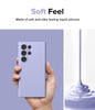 Ringke Samsung Galaxy S24 Ultra Silicone Magnetic Series Case Cover - Lavender