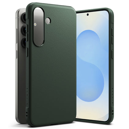 Samsung Galaxy S25 Case Cover | Onyx Series | Dark Green