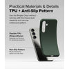 Samsung Galaxy S25 Case Cover | Onyx Series | Dark Green