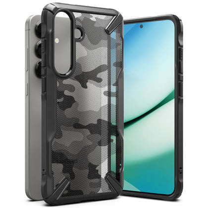 Samsung Galaxy S25 Fusion-X Series Case Cover - Camo Black