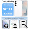 Clear Case for Samsung Galaxy S25 FE | Transparent TPU Soft Bumper Case Clear