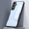 Case For Samsung Galaxy S25 FE Clear Back Cover Case with Rugged Black TPU Bumper- Black/Clear