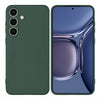 Silicone Case for Samsung Galaxy S25 FE | Full Body Silky Soft Touch Shockproof Cover Green