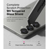 Samsung Galaxy S25 Plus Camera Lens Frame Glass | Black