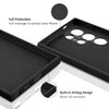 For Samsung Galaxy S25 Ultra Case, Slim Liquid Silicone - Black