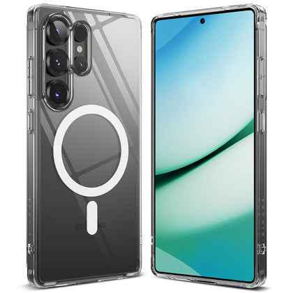 Samsung Galaxy S25 Ultra Case Cover| Fusion Magnetic Series | Clear