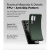 Samsung Galaxy S25 Ultra Case Cover| Onyx Series | Dark Green