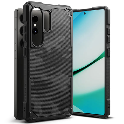 Samsung Galaxy S25 Ultra Rugged Gear Series Case Cover - Camo Black