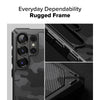 Samsung Galaxy S25 Ultra Case Cover | Rugged Gear Series | Camo Black