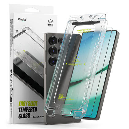 Samsung Galaxy S25 Ultra Screen Protector | Easy Slide Tempered Glass | 2 Pack, W Installation Jig