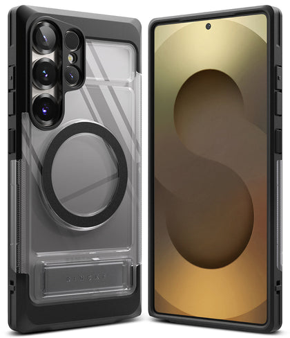 Samsung Galaxy S25 Ultra 5G Case Cover 2025|UX Magnetic Series| Smoke Black