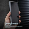 Magnetic Matte PU Case For Samsung Galaxy S26 Ultra | For Mag-Safe|Leather Texture Armor Cover - Grey