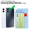 Clear Case for Samsung Galaxy A06| Transparent TPU Soft Bumper Case Clear