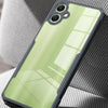 Case For Samsung Galaxy A06 5G Clear Back Cover Case with Rugged Black TPU Bumper- Black/Clear