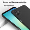 Silicone Case for Samsung Galaxy A06 5G | Full Body Silky Soft Touch Shockproof Cover Black