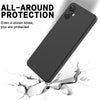 Silicone Case for Samsung Galaxy A06 5G | Full Body Silky Soft Touch Shockproof Cover Black