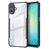 Case For Samsung Galaxy A07 Clear Back Cover Case with Rugged Black TPU Bumper- Black/Clear