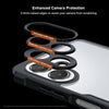 Case For Samsung Galaxy A07 Clear Back Cover Case with Rugged Black TPU Bumper- Black/Clear