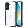 Case For Samsung Galaxy A17 Clear Back Cover Case with Rugged Black TPU Bumper- Black/Clear