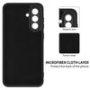 Silicone Case for Samsung Galaxy A17 | Full Body Silky Soft Touch Shockproof Cover Black