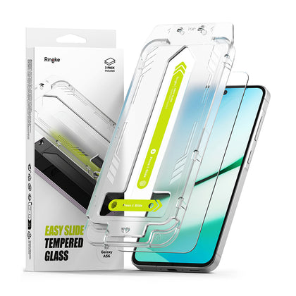 Samsung Galaxy A56 5G Screen Protector | Easy Slide Tempered Glass | Pack Of 2