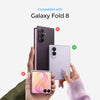 2 Pack for Samsung Galaxy Z Fold 8 Screen Protector | Outer Screen Protector, Easy Installation, Bubble-Free, 9H Hardness Tempered Glass, HD-Clear, 3D Full-coverage