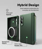 Samsung Galaxy Z Fold 8 Case Cover | Onyx Flap Magnetic Series | Dark Green