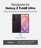 Samsung Galaxy Z Fold 8 Ultra Case Cover | Fusion Flap Magnetic Series | Clear